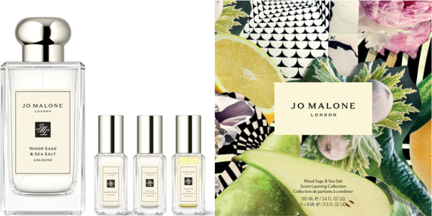 Wood Sage & Sea Salt Layering Collection (100 + 3 x 9 ml)