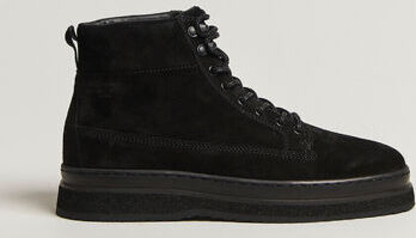 GANT Blistown Shearling Suede Boot Black