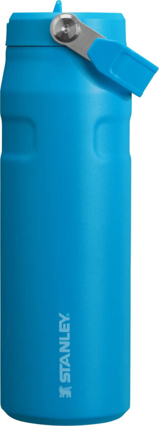IceFlow Flip Straw Bottle 1L azure