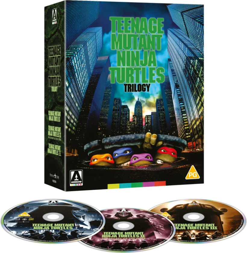 Teenage Mutant Ninja Turtles Trilogy (19901993) Bluray
