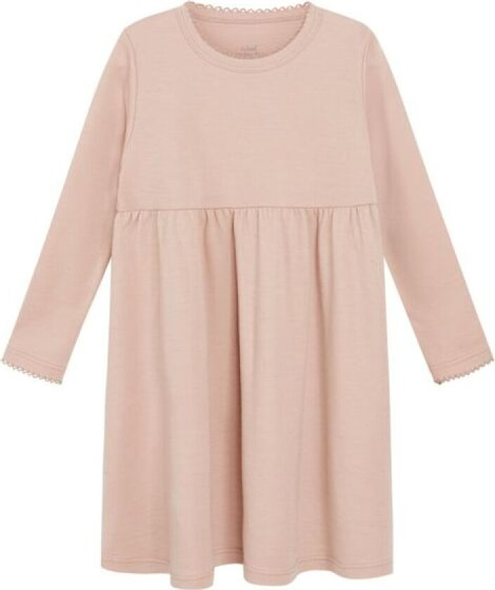 Kjole i Ull og Bambus Rose Cloud