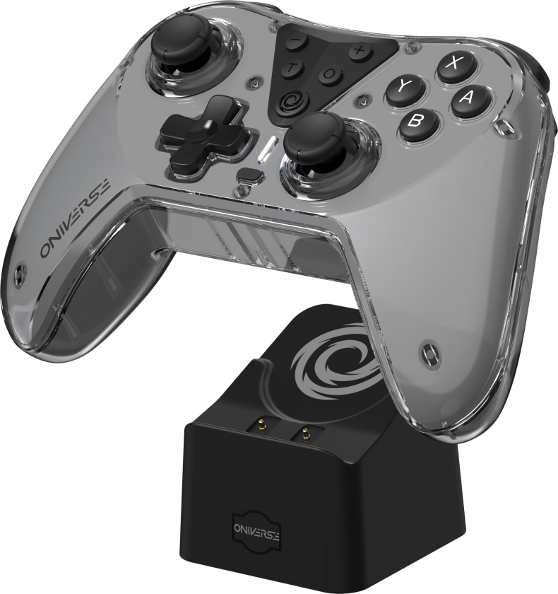 Nintendo Switch Oniverse Astralite Controller Wireless Smoked Black inkl. Charging Station