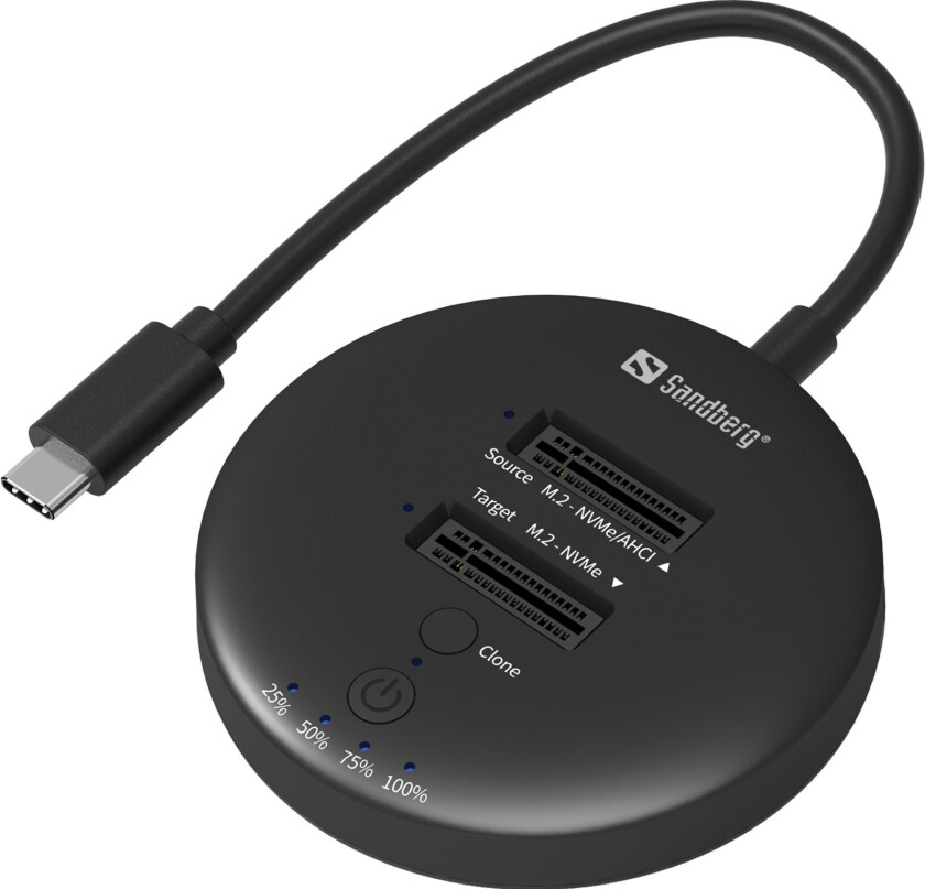 Bilde av Sandberg USB3.2 Cloner Dock for M2+NVMe