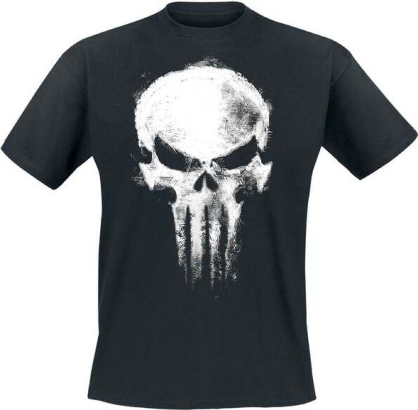 T-skjorte - Skull - S til 5XL - Herrer - svart
