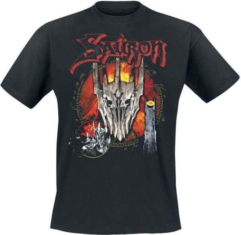 T-skjorte - Sauron - S til 5XL - Herrer - svart