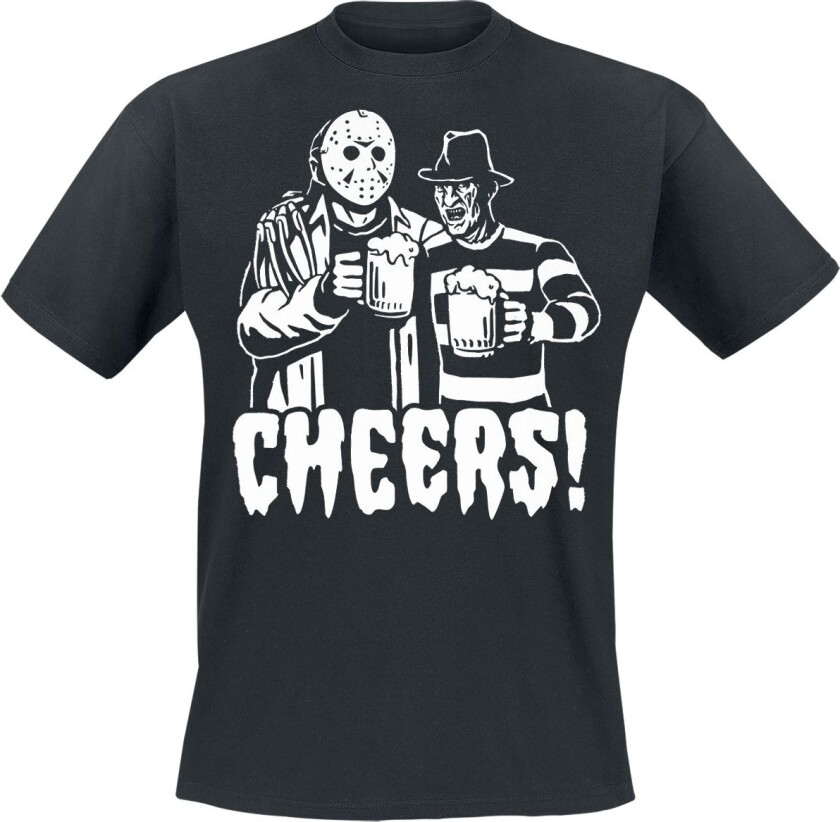 T-skjorte - Cheers! - S til XXL - Herrer - svart
