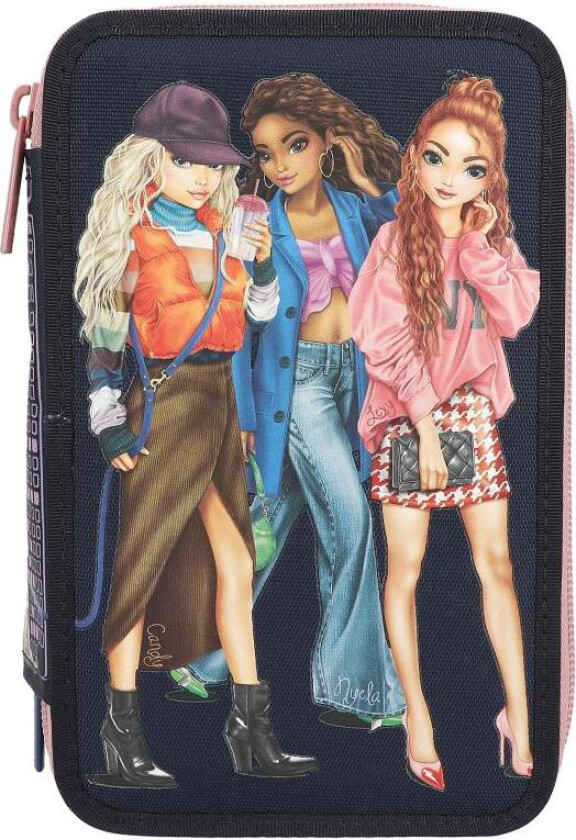 TOPModel Triple Pencil Case CITY GIRLS ( 412560 )