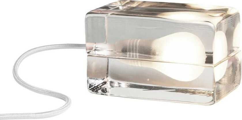 Block Lampe hvit ledning