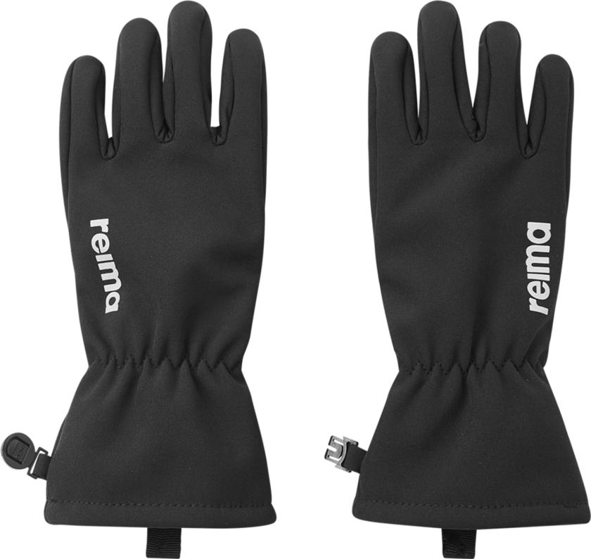 Bilde av Tehden Softshell Hansker Black Black-4 Y Svart 4 år Unisex