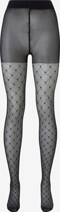 Tightser Tights 25 Den Hearts - Svart
