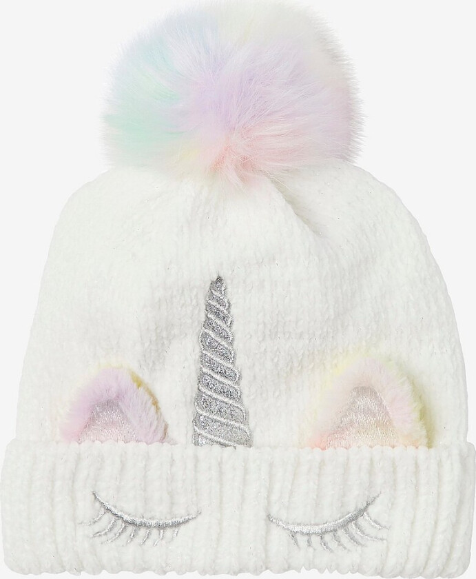 Lue nmfMetea Knit Beanie2 - Hvit