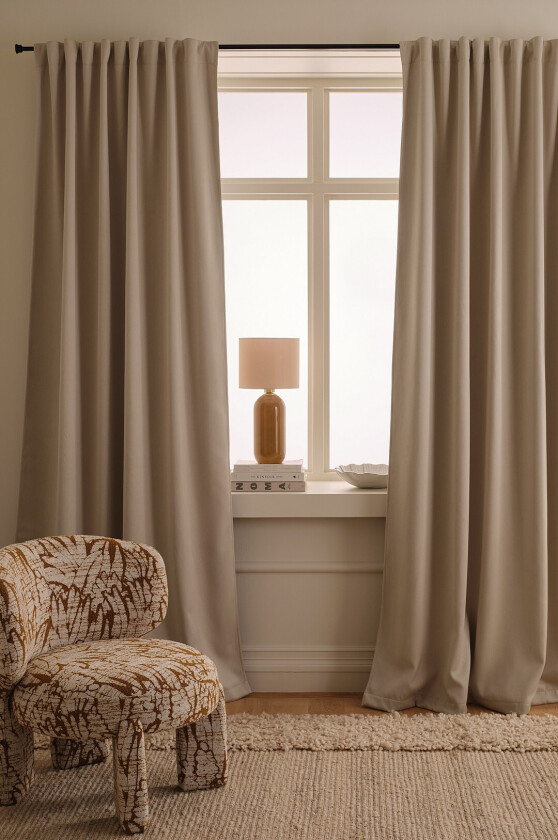 Mørkleggingsgardin Maida 1 stk. - Beige