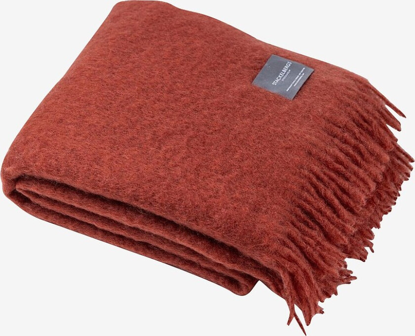 Pledd Mohair Blanket - Rød