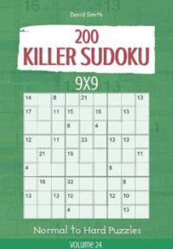 Killer Sudoku - 200 Normal to Hard Puzzles 9x9 vol.24