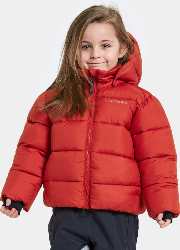 Roxen Vinterjakke, Pomme Red, 110 - Barnejakker - 100% Polyester