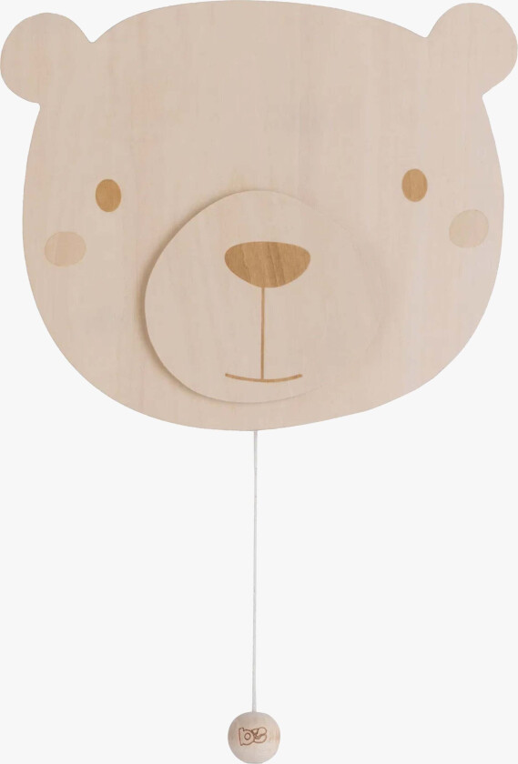 Vegglampe, Bear Wonder - Vegglamper - Plywood,Tre