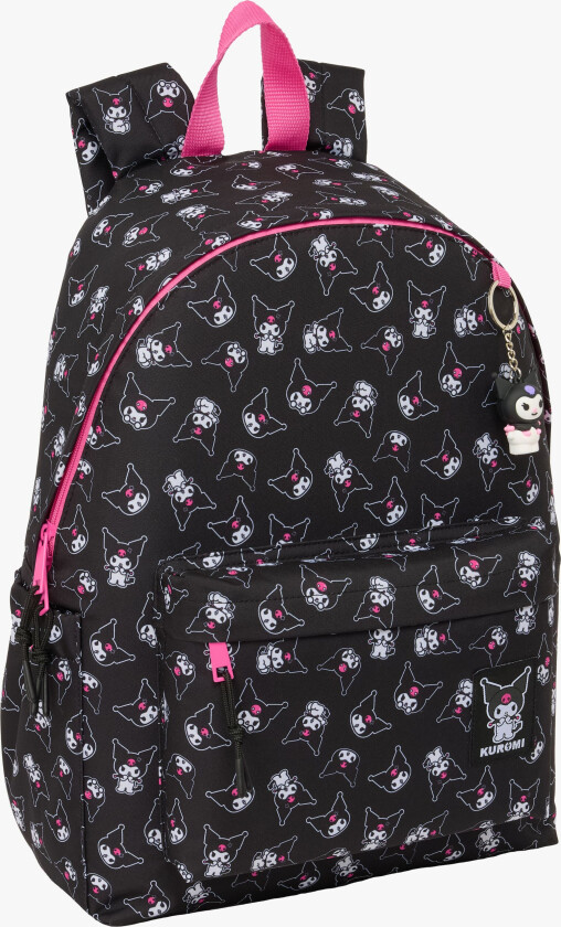 Kuromi Laptop Ryggsekk 17L, Svart - Ryggsekker - Polyester