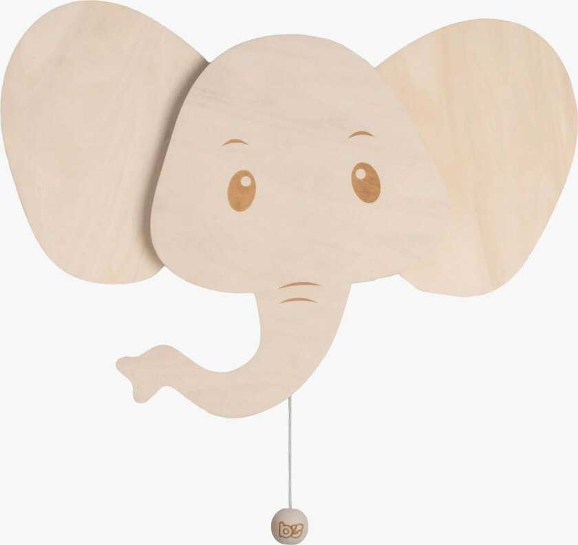 Vegglampe, Elephant Wonder - Vegglamper - Plywood,Tre