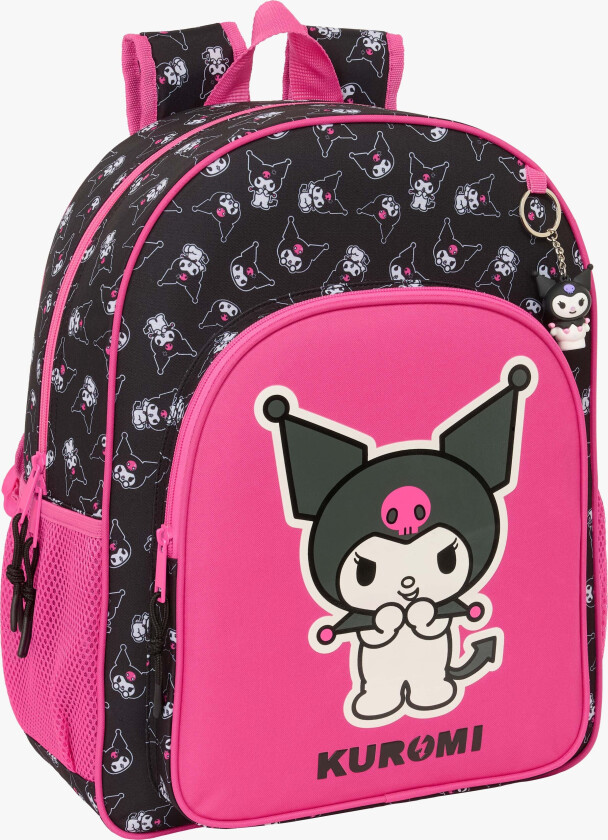 Kuromi Ryggsekk 19L, Rosa/svart - Ryggsekker - Polyester