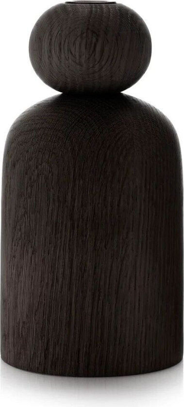 Applicata Shape ball vase Svartbeiset eik