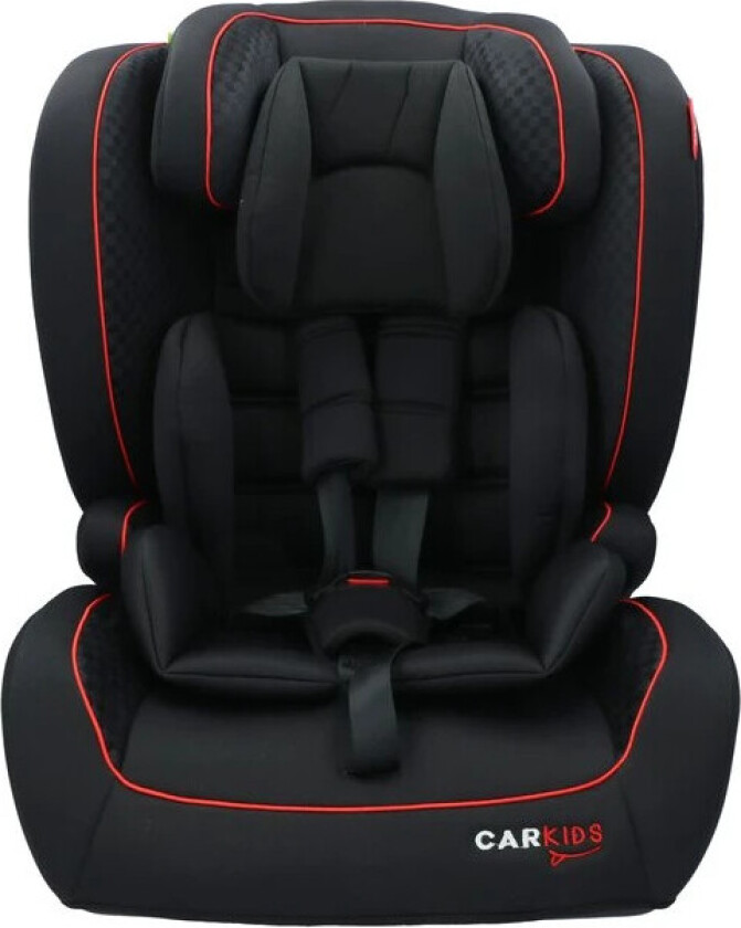 Jessie Bilsete - I-Size, 76-150cm, Isofix - Sort/Rød