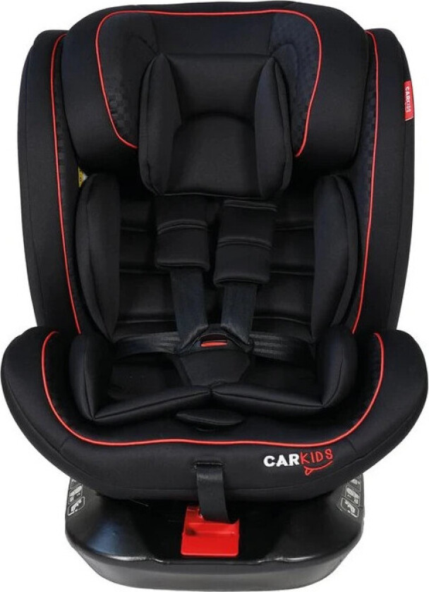 Bilde av Darcy Bilsete - 360° Vridbar, 40-150cm, Isofix - Sort/Rød