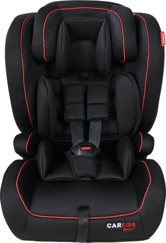 Luca Bilsete - I-Size, 76-150cm - Svart/Rød