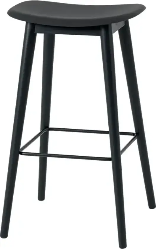 Fiber bar pallet høy Wood Base - 75 cm - Black/Anthracite Black