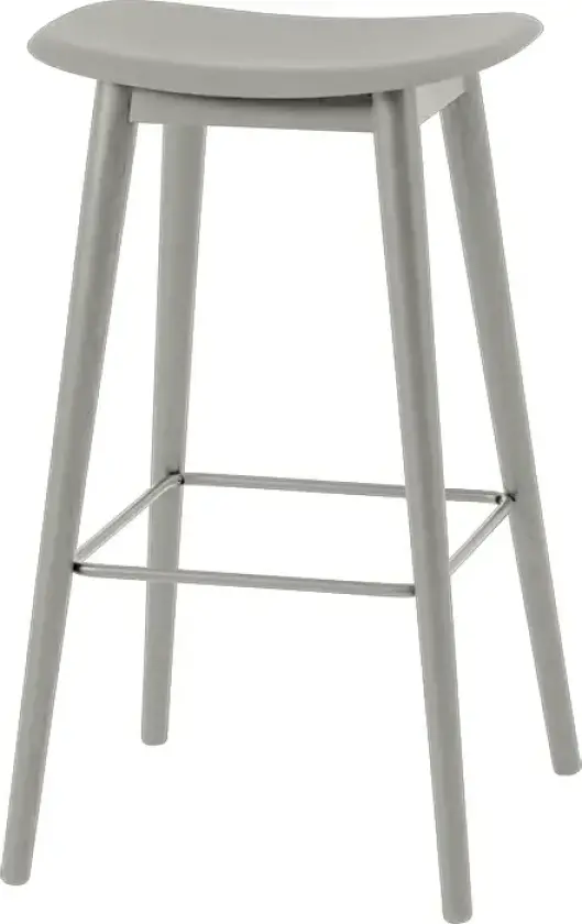 Fiber bar pallet høy Wood Base - 75 cm - Grey/Grey