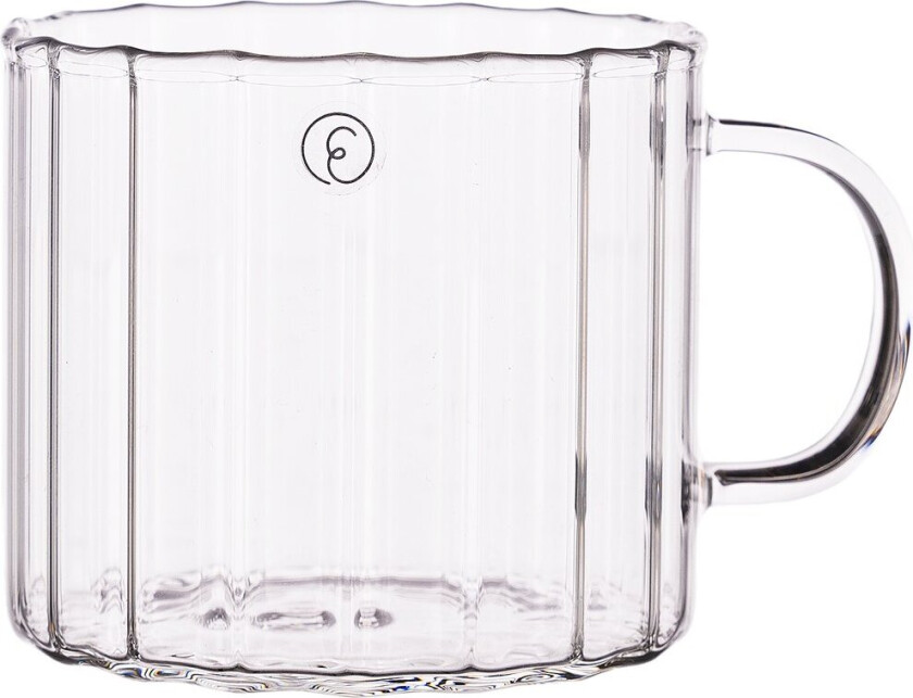 Ernst glasskrus riflet Ø8 cm Klar