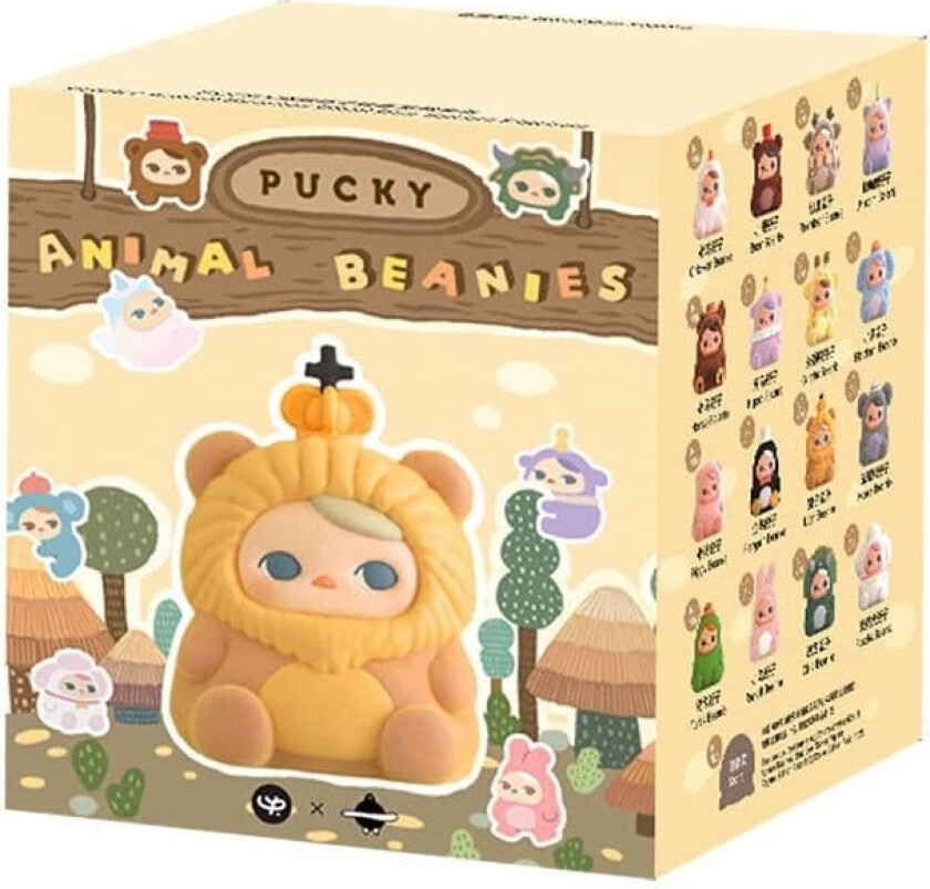 Pop Mart Pucky – Animal Beanies Series Figure Blind Box