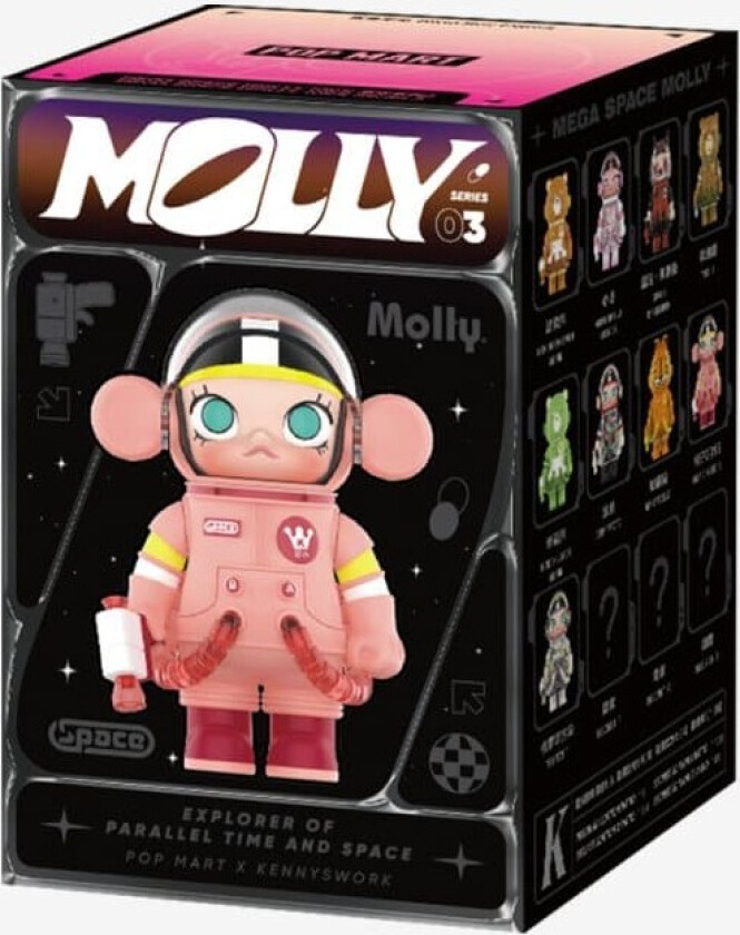 Pop Mart MEGA SPACE MOLLY – 1000% Series 3 Vinyl Figure