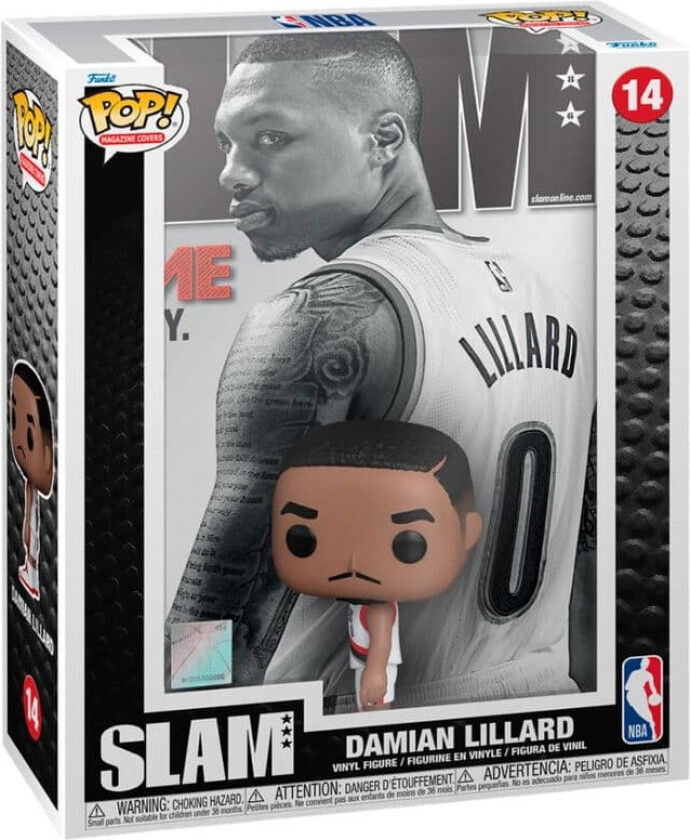 POP figure Cover Slam NBA Damian Lillard