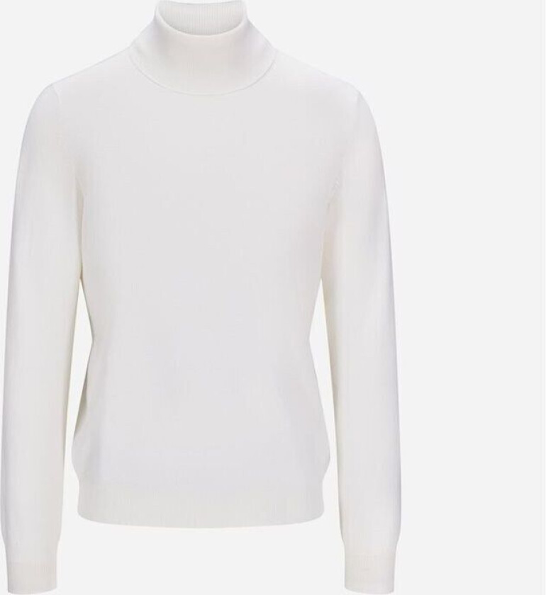 Turtle Neck Wool-Cashmere - White Hvit 50