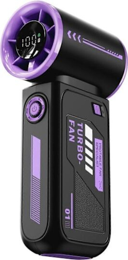 Bærbar Vifte Justerbar Kjølevifte Håndholdt Vifte 3600mAh Liten Vifte USB Reisevifte Kontorvifte Utendørsvifte for Reise