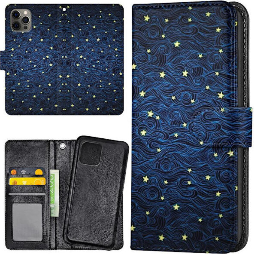 iPhone 11 Pro - Lommebok Deksel Stjernemønster