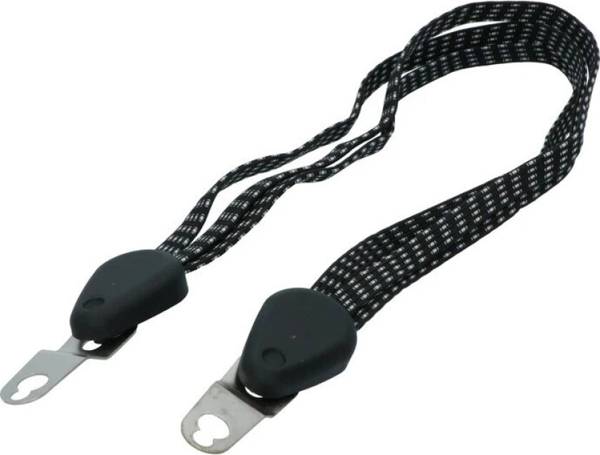 Trio Bagasjebærer til Sykkel – 60 cm, 3 elastiske stropper, rustfritt stålfeste – Svart