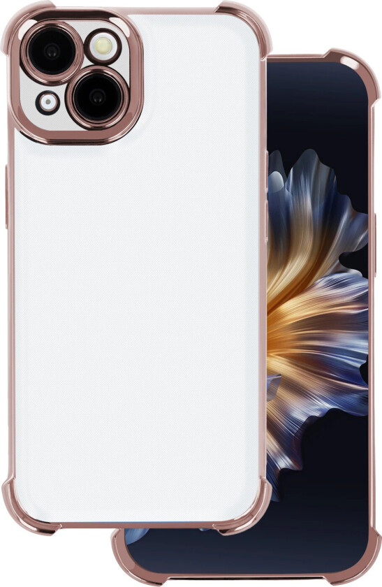 Anti Shock Chrome Cover til iPhone 16 Pro - 6.3" - Gull