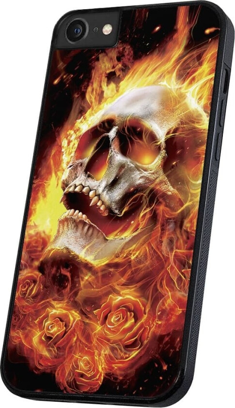 iPhone 16e - Deksel/Mobildeksel Burning Skull
