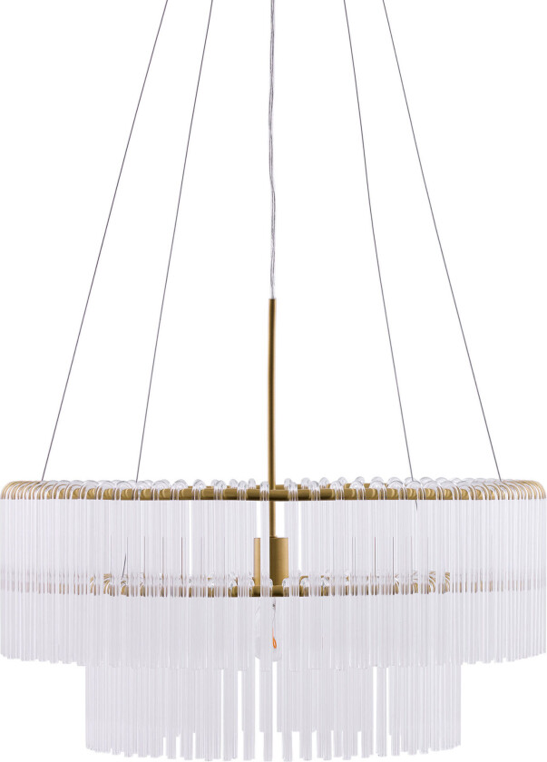 Globen Lighting Hook pendellampe 60 cm, klar/messing