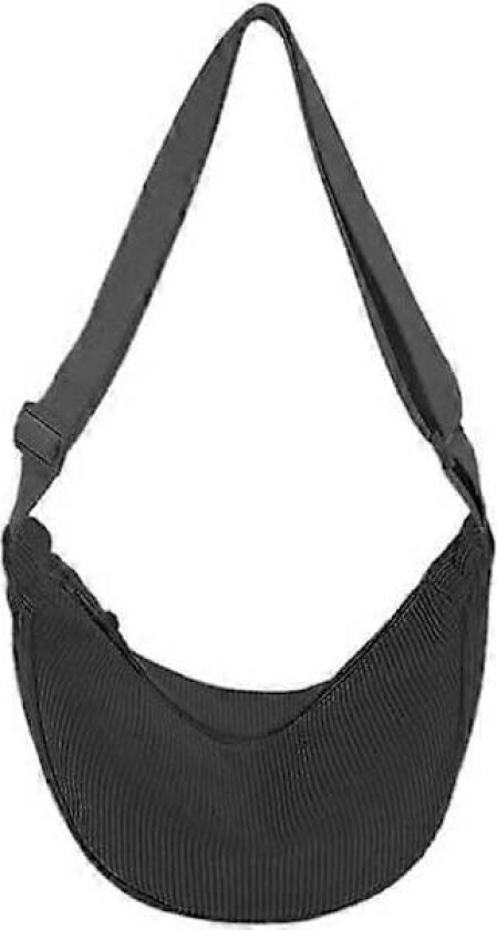 Halvmåneveske Dame Crossbody Veske Liten Kordfløyel Liten Crossbody Veske Dame Casual Fanny Pack Skuldervesker Mote Brystveske