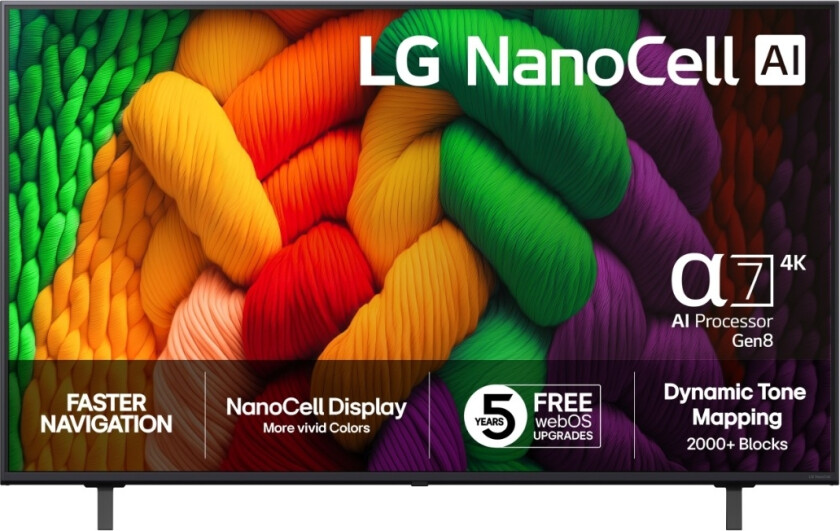 50" 4K NANOCELL TV 50NANO8E