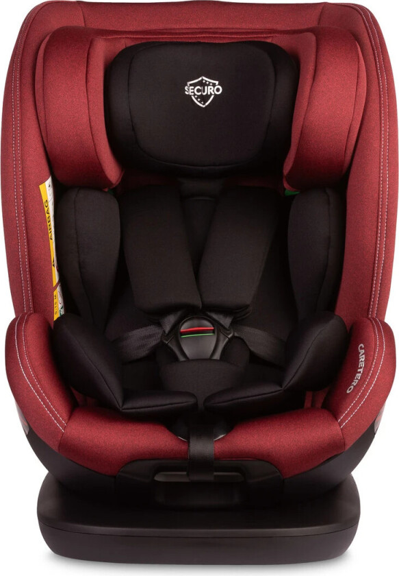 Securo i-Size bilsete - 40-150 cm, 360° rotasjon, ISOFIX, SIP - Bourgogne