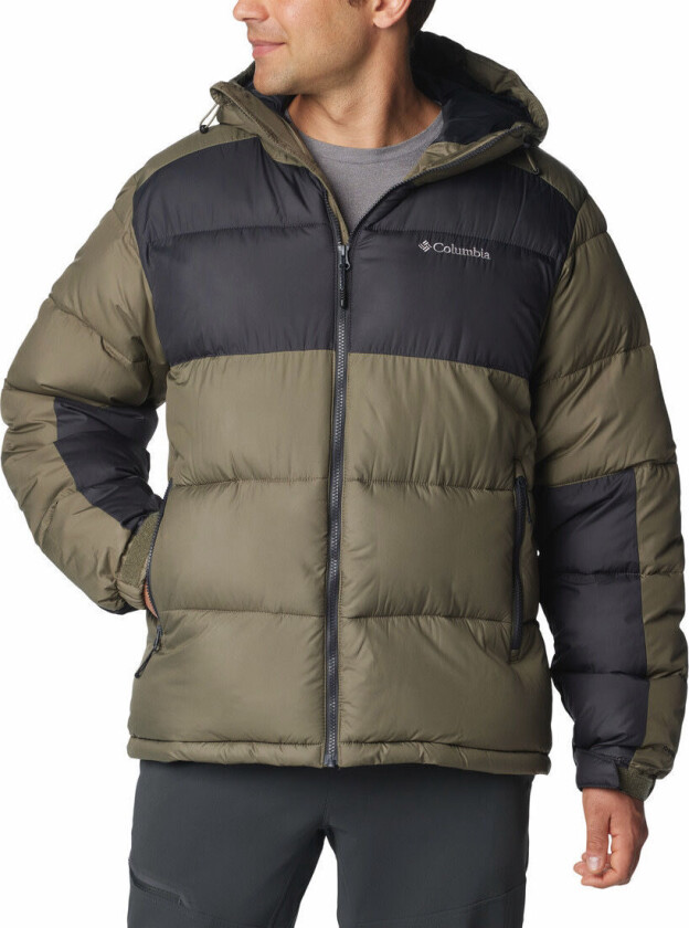 Columbia Men's Pike Lake II Hooded Jacket Stone Green XL, Stone Green, Shark