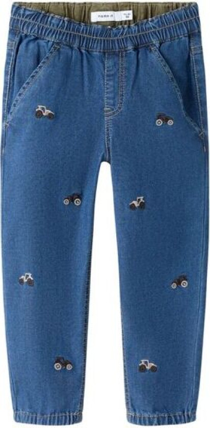 Name It - Jeans Bukse Ben Baggy Dark Blue Denim Tractor