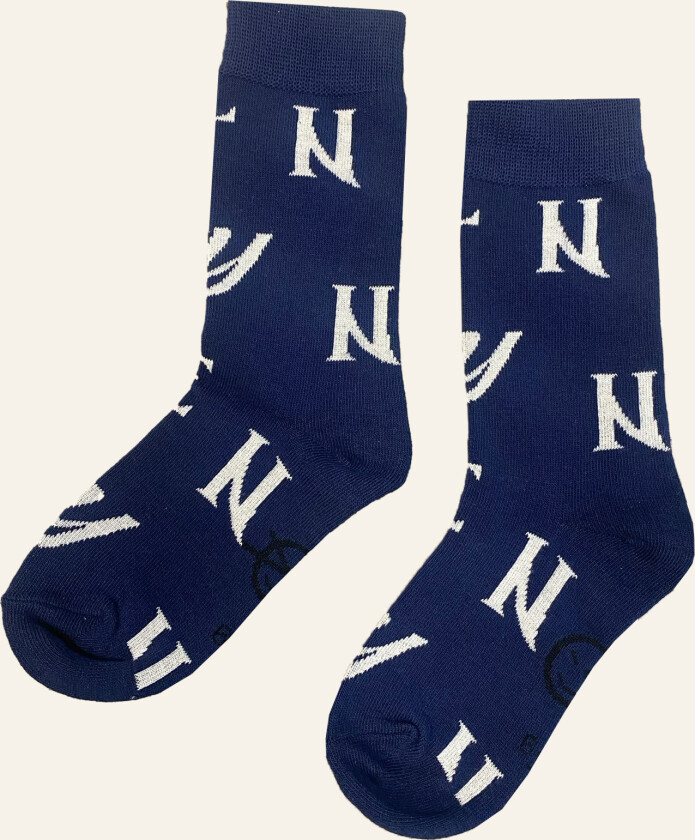 Tempo Sokker Navy Ecru Navy Ecru 27/30EU Marineblå 27-30 EU Unisex