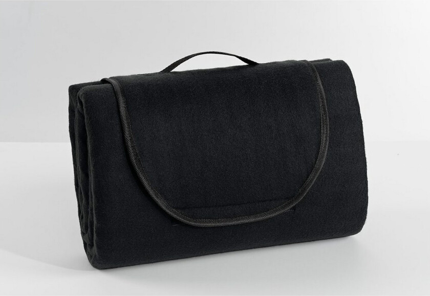 Picknick pledd 130 x 150 cm Svart - Svart