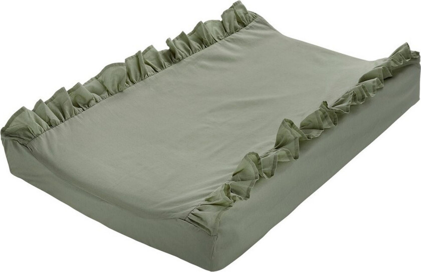 Bilde av Stelleputeovertrekk Volang 50 x 70 cm Grønn - Grønn