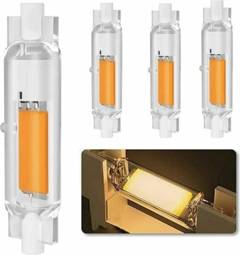 Bilde av KZQ R7s LED 78mm 20W Dimbar Flimmerfri Varmhvit, 2000LM R7S LED-pærer Erstatning for 150W Halogenpærer R7S LED Highlight-pære 360° Strålevinkel