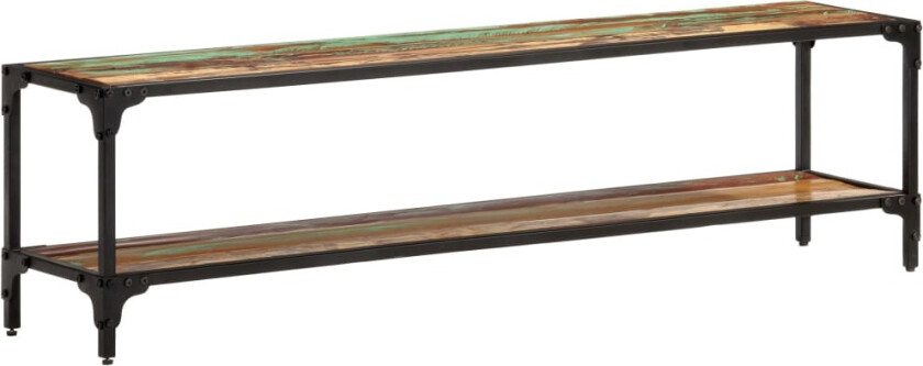 TV-benk 150x30x40 cm gjennvunnet heltre